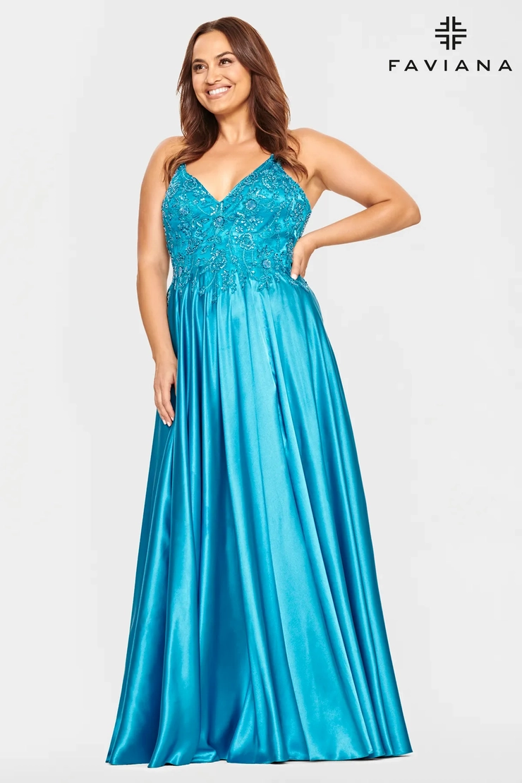 Faviana Plus Size Style #9533 #1 vertical picture