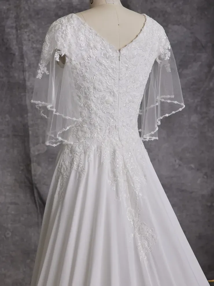 Maggie Sottero Style #22MK002B #6 backface vertical cropped picture