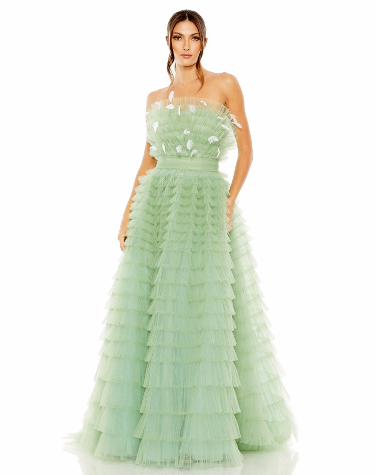 slim fit dress slacks Open-Back Halter Formal Dress: Mac Duggal 67816 Sky Blue / 0 main image 1