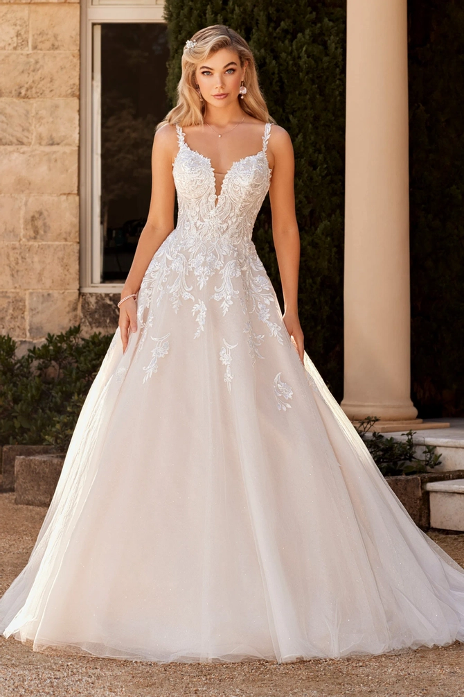 Fairytale Wedding Dress with V-Neckline | Sophia Tolli