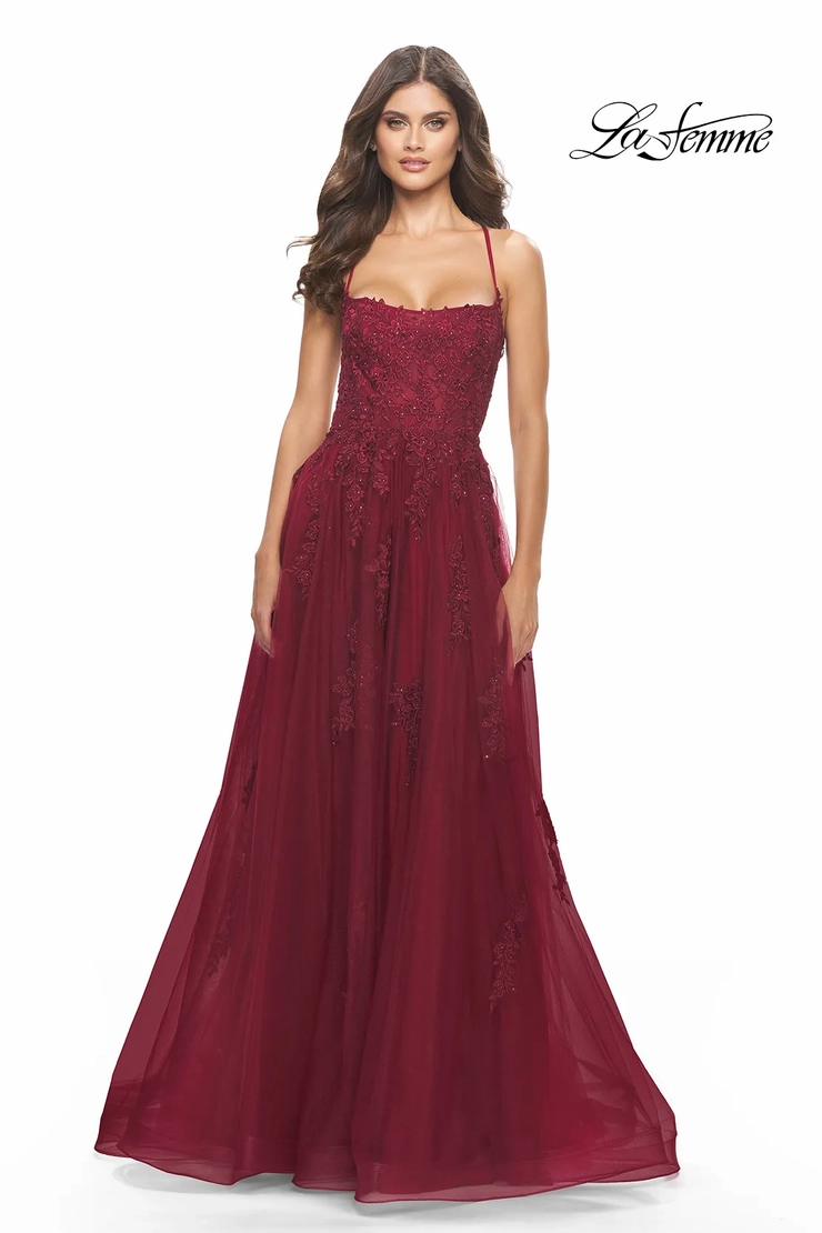 open lace back dress Portia and Scarlett PS21208 Dress main image 1