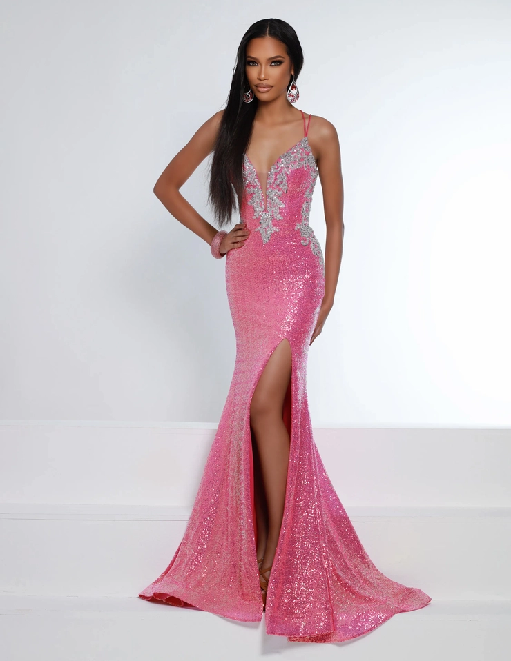 parker pink sequin dress Parker Lauren Rose Peach Sequin Dress