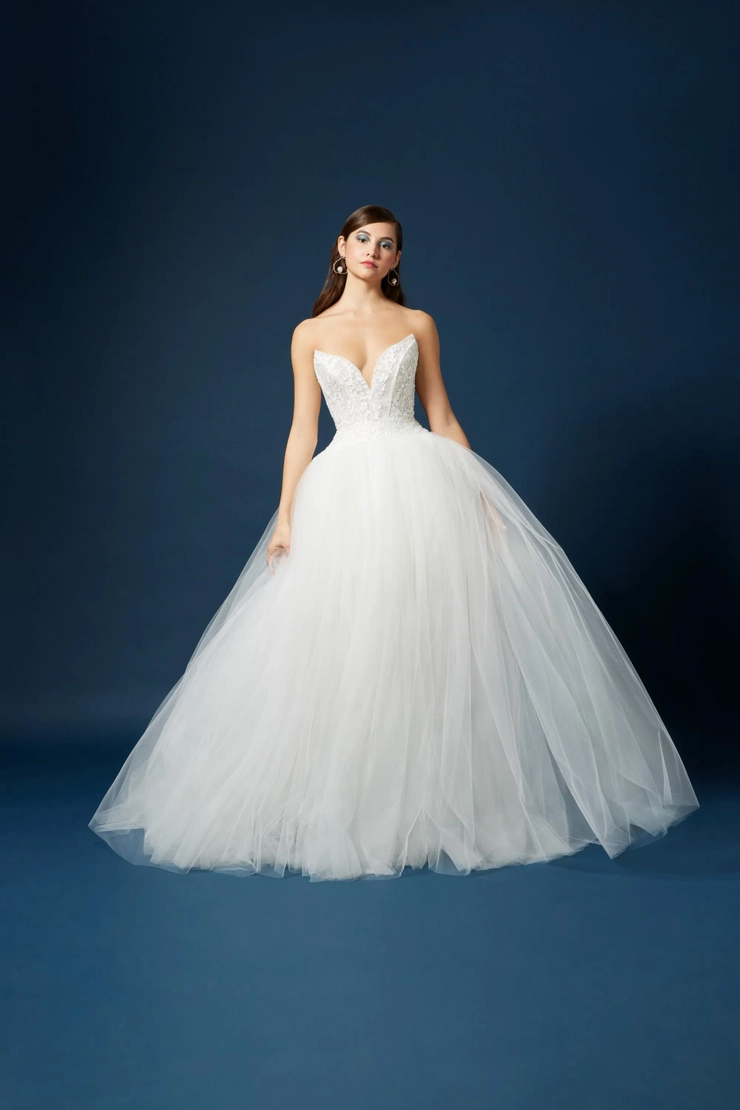 white christmas dresses used Lazaro Style 32209 Estelle