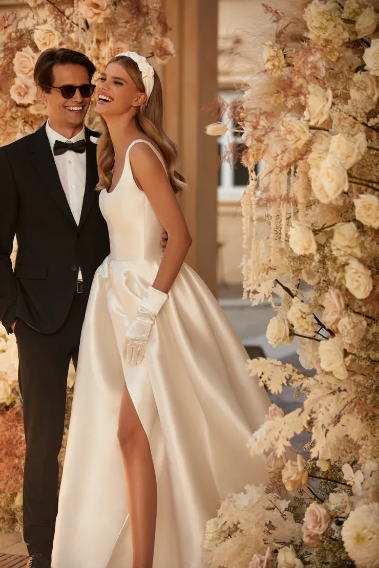 Milla Nova Sigrid Dress - Elegant Wedding Gown at I Do Wedding Boston Milla Nova Sigrid Dress - Elegant Wedding Gown at I Do Wedding Boston
