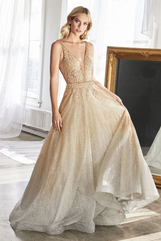 green emerald velvet dress Cinderella Divine CH189S Dress  DiscountDressShop