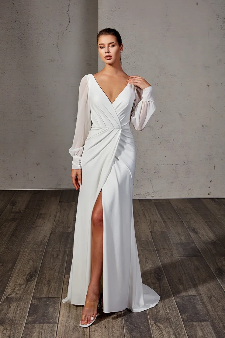 knee length dresses for ladies Eddy K. Pamela