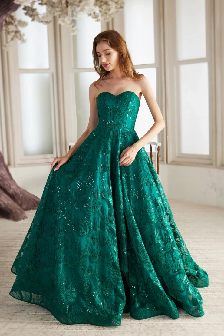 jadore green dress JADORE Ava Gown by Jadore – One Night Stand Designer Dress Hire
