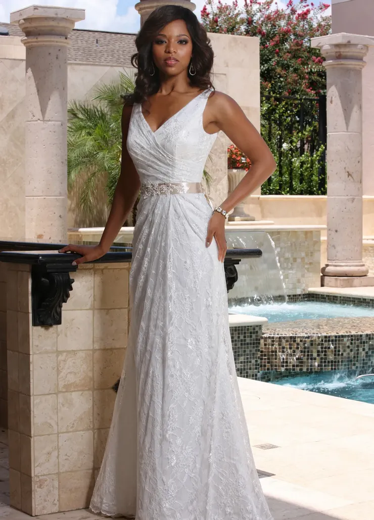 Davinci Bridal Style #F7016 #1 frontface vertical picture