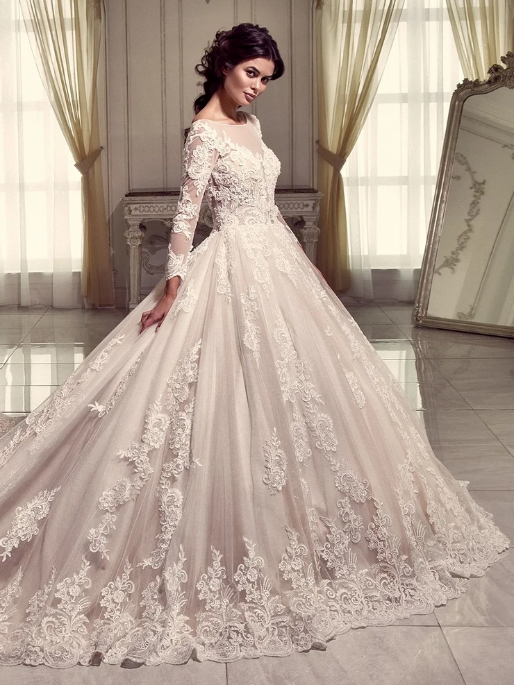 Autumn Silk | Alessandra Bridal & Formalwear - 15793 Lace Wedding Dress |  Alessandra Bridal & Formalwear