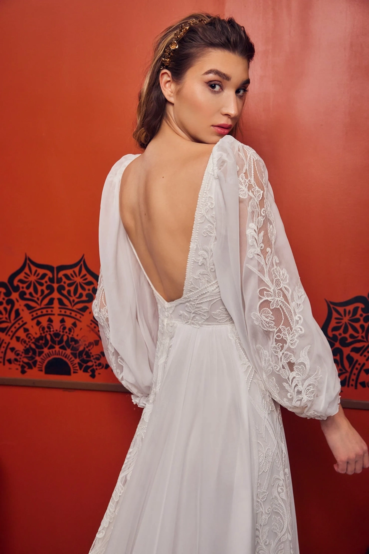La Perle by Calla Blanche Style #LP2338 #6 backface vertical cropped picture