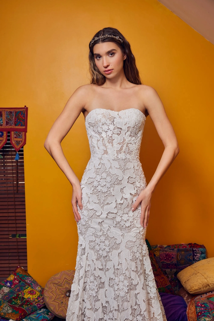 La Perle by Calla Blanche Style #LP2341 #4 frontface vertical cropped picture