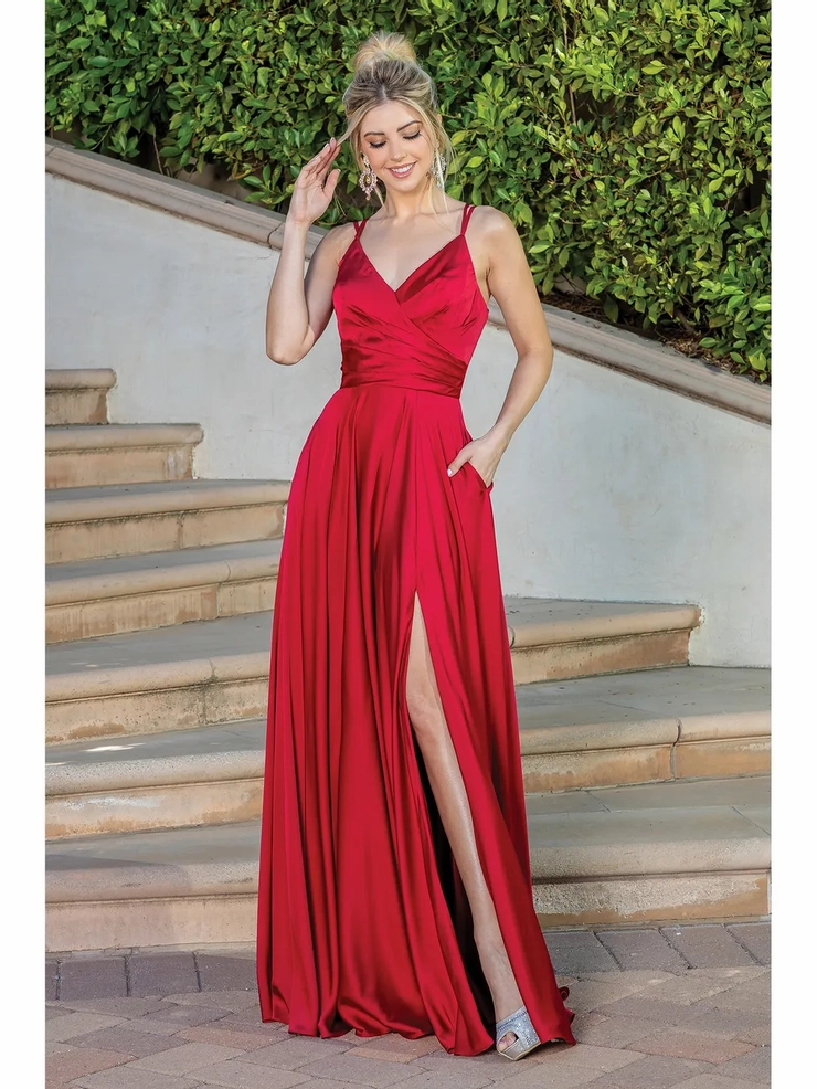 open lace back dress Dancing Queen 1529 - Embroidered Sweetheart Ruffled Ballgown
