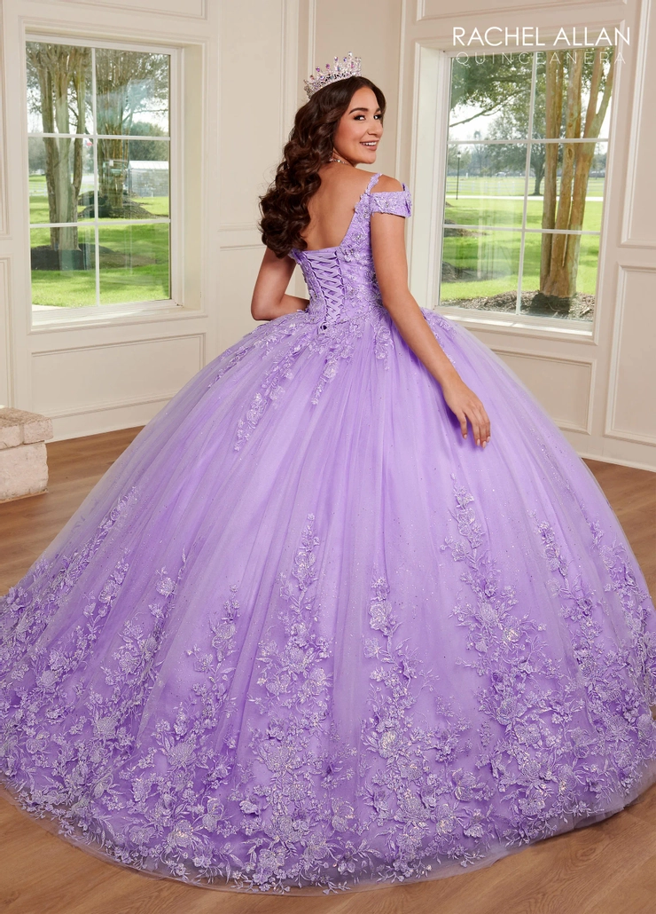 Carmina by Rachel Allan Style #RQ1126 #1 Lilac backface vertical picture